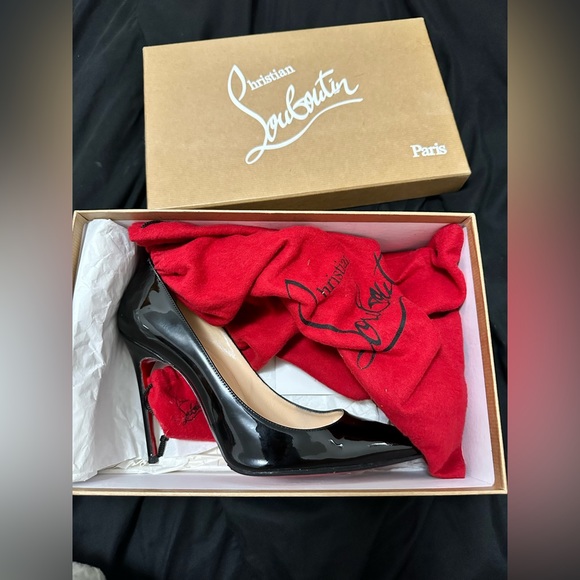 Christian Louboutin Decollete 554 100 Patent - Picture 1 of 16